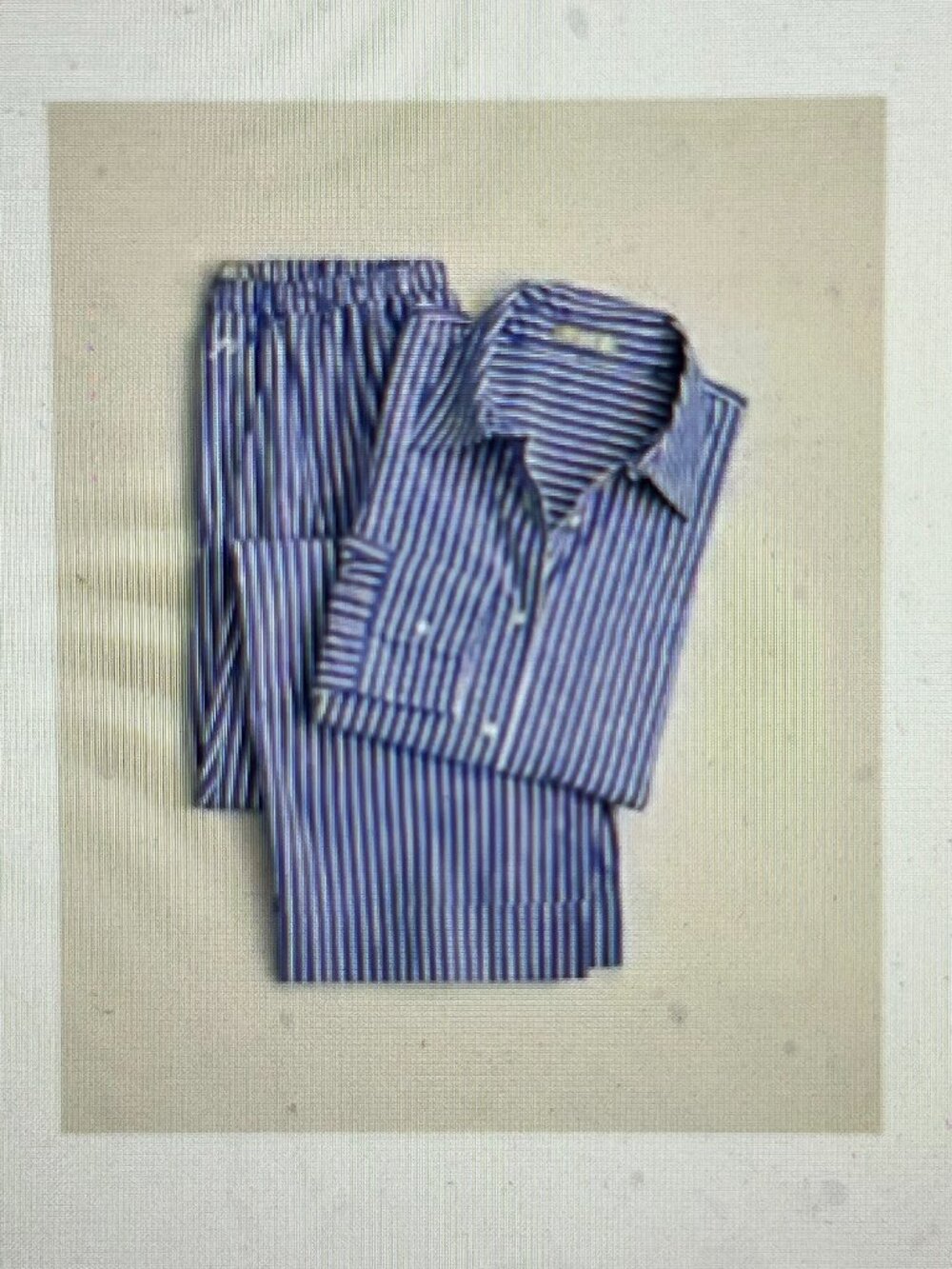 J Crew Poplin Pajama Top